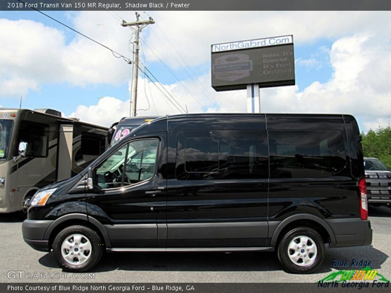 Shadow Black / Pewter 2018 Ford Transit Van 150 MR Regular