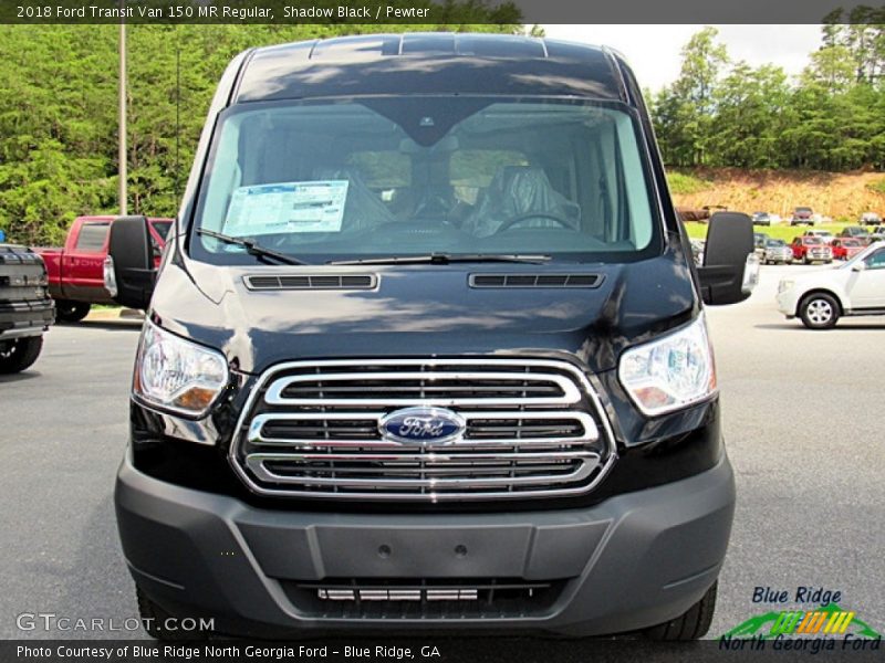 Shadow Black / Pewter 2018 Ford Transit Van 150 MR Regular