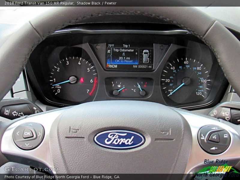 Shadow Black / Pewter 2018 Ford Transit Van 150 MR Regular