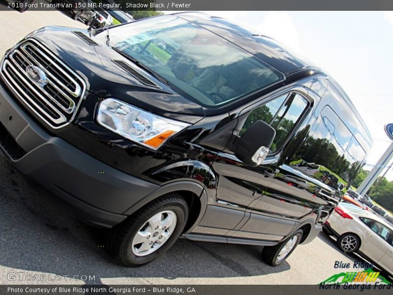 Shadow Black / Pewter 2018 Ford Transit Van 150 MR Regular