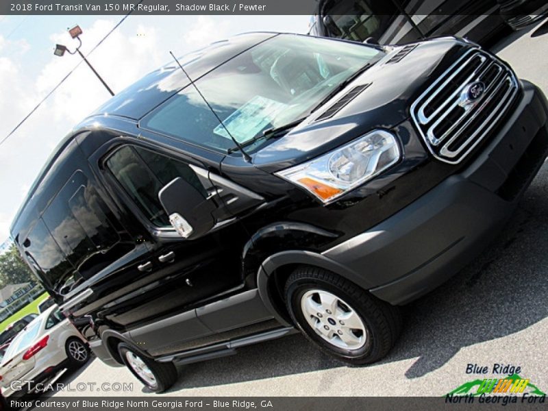 Shadow Black / Pewter 2018 Ford Transit Van 150 MR Regular