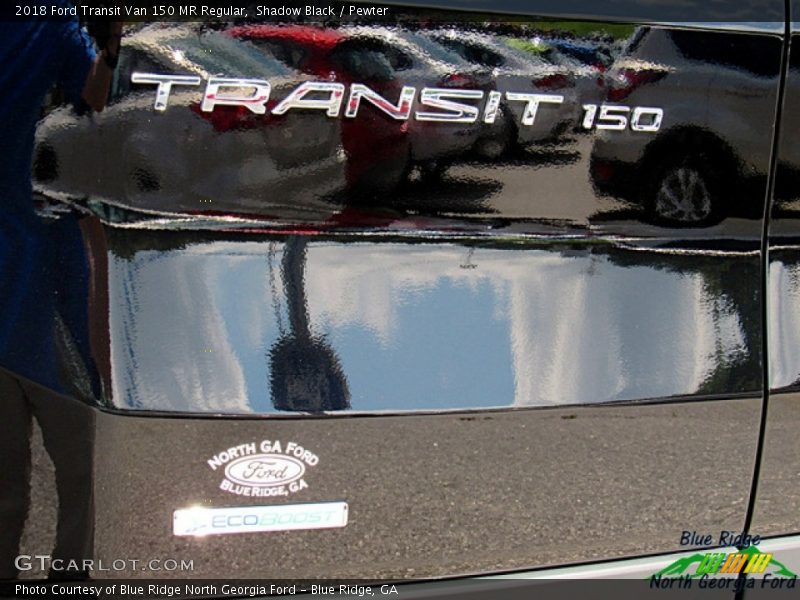 Shadow Black / Pewter 2018 Ford Transit Van 150 MR Regular