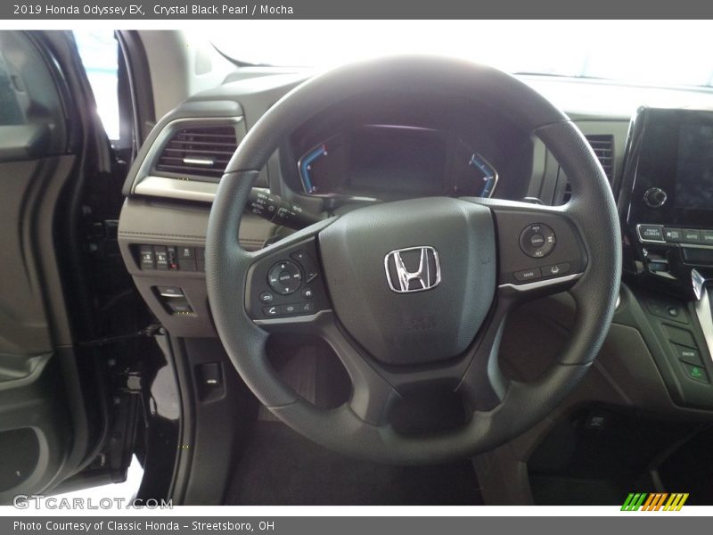 Crystal Black Pearl / Mocha 2019 Honda Odyssey EX
