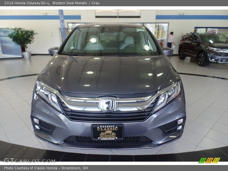 Modern Steel Metallic / Gray 2019 Honda Odyssey EX-L