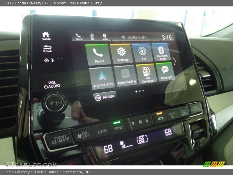 Modern Steel Metallic / Gray 2019 Honda Odyssey EX-L