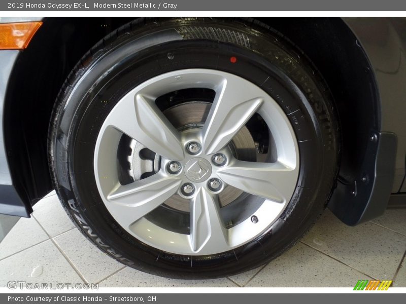Modern Steel Metallic / Gray 2019 Honda Odyssey EX-L