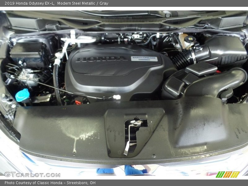 Modern Steel Metallic / Gray 2019 Honda Odyssey EX-L