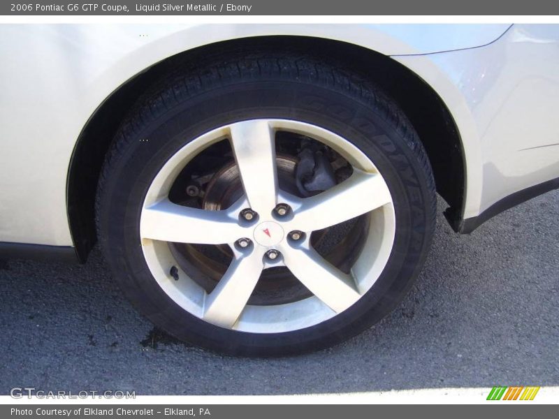 Liquid Silver Metallic / Ebony 2006 Pontiac G6 GTP Coupe