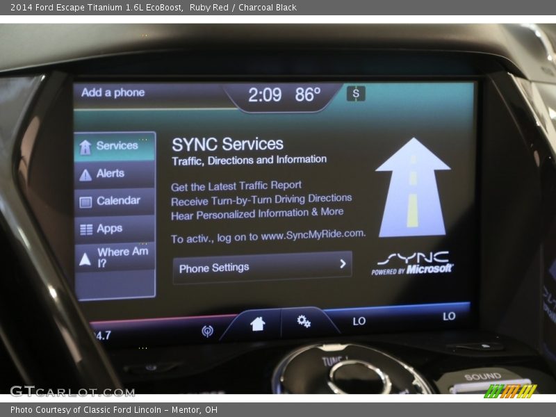 Ruby Red / Charcoal Black 2014 Ford Escape Titanium 1.6L EcoBoost