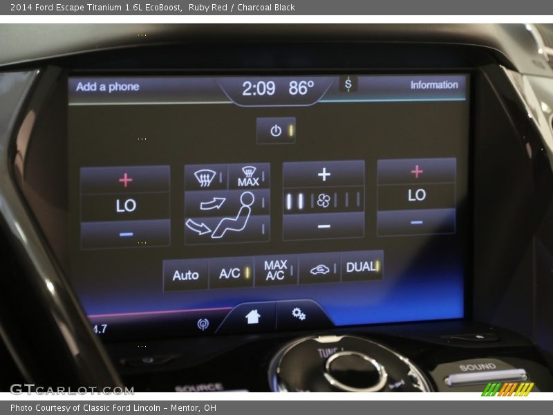 Ruby Red / Charcoal Black 2014 Ford Escape Titanium 1.6L EcoBoost