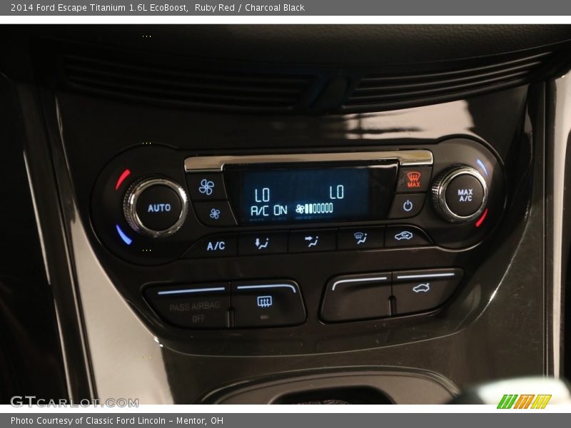 Ruby Red / Charcoal Black 2014 Ford Escape Titanium 1.6L EcoBoost