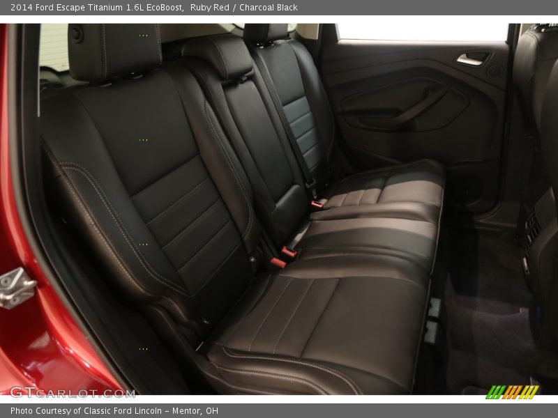 Ruby Red / Charcoal Black 2014 Ford Escape Titanium 1.6L EcoBoost