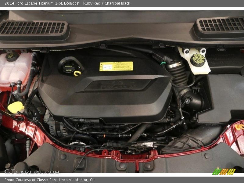 Ruby Red / Charcoal Black 2014 Ford Escape Titanium 1.6L EcoBoost