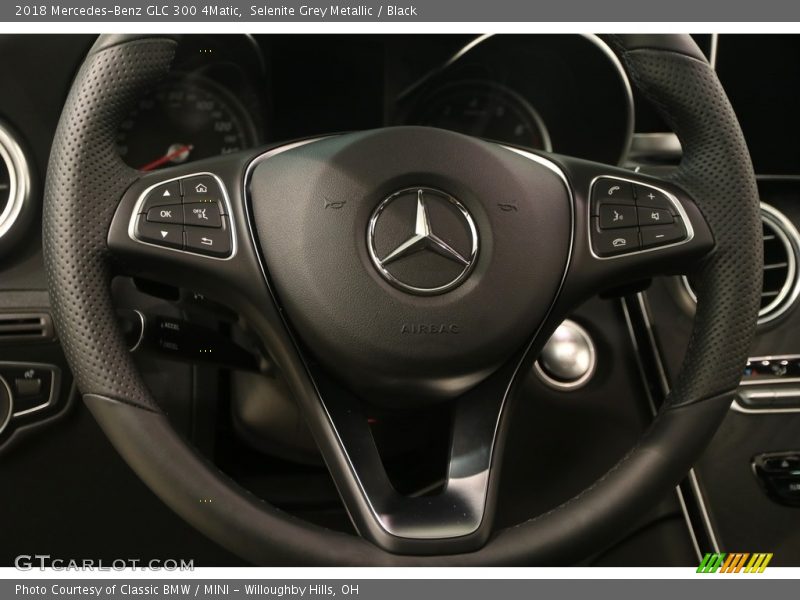 Selenite Grey Metallic / Black 2018 Mercedes-Benz GLC 300 4Matic