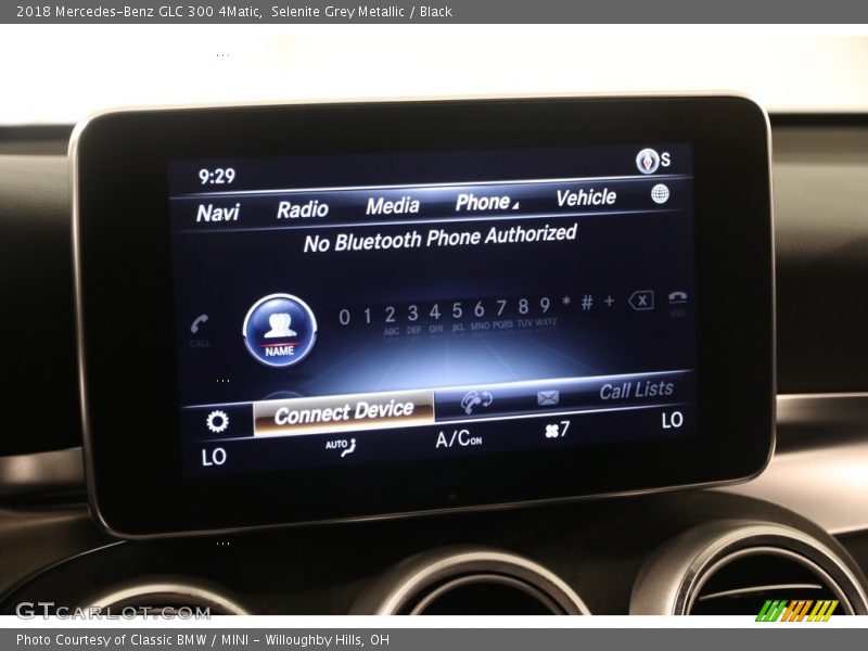 Selenite Grey Metallic / Black 2018 Mercedes-Benz GLC 300 4Matic