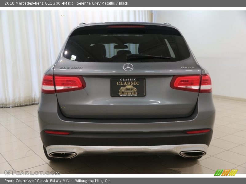 Selenite Grey Metallic / Black 2018 Mercedes-Benz GLC 300 4Matic