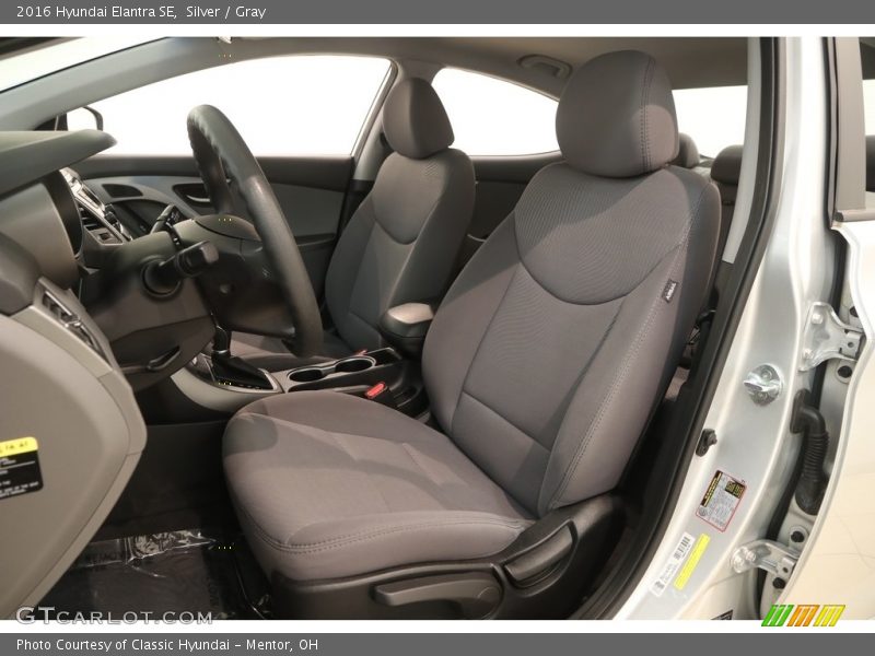 Silver / Gray 2016 Hyundai Elantra SE