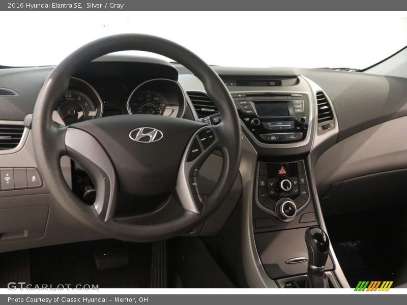 Silver / Gray 2016 Hyundai Elantra SE