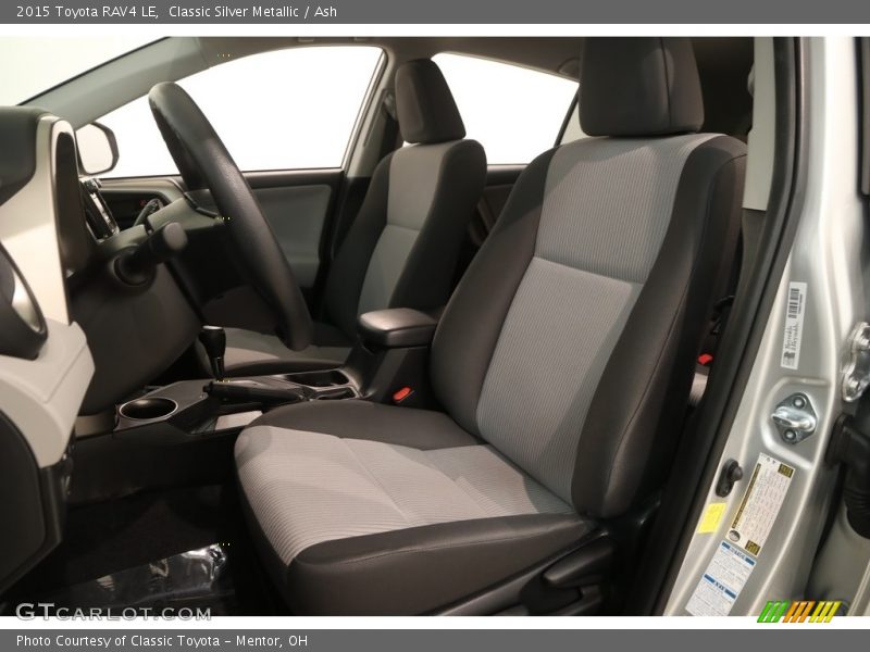 Classic Silver Metallic / Ash 2015 Toyota RAV4 LE