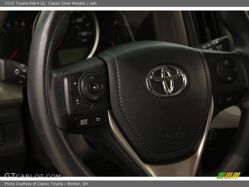 Classic Silver Metallic / Ash 2015 Toyota RAV4 LE