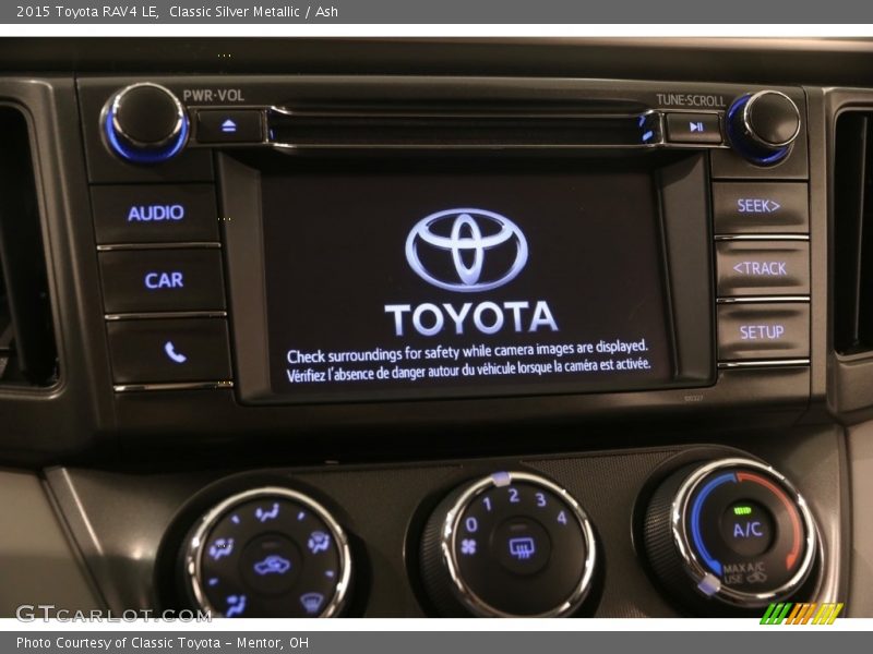 Classic Silver Metallic / Ash 2015 Toyota RAV4 LE