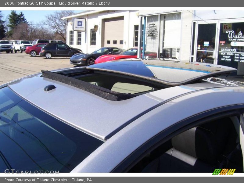 Liquid Silver Metallic / Ebony 2006 Pontiac G6 GTP Coupe