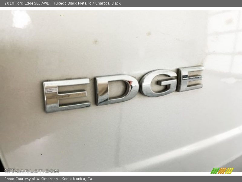 Tuxedo Black Metallic / Charcoal Black 2010 Ford Edge SEL AWD