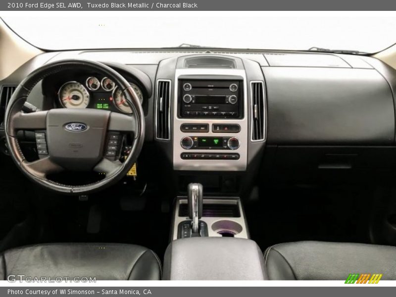 Tuxedo Black Metallic / Charcoal Black 2010 Ford Edge SEL AWD