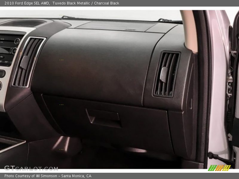Tuxedo Black Metallic / Charcoal Black 2010 Ford Edge SEL AWD