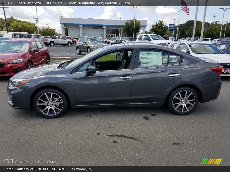 Magnetite Gray Metallic / Black 2018 Subaru Impreza 2.0i Limited 4-Door