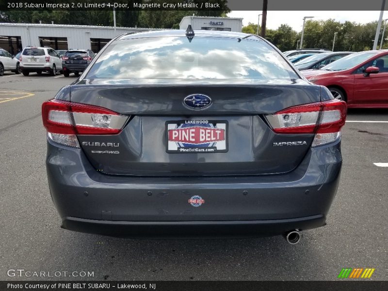Magnetite Gray Metallic / Black 2018 Subaru Impreza 2.0i Limited 4-Door