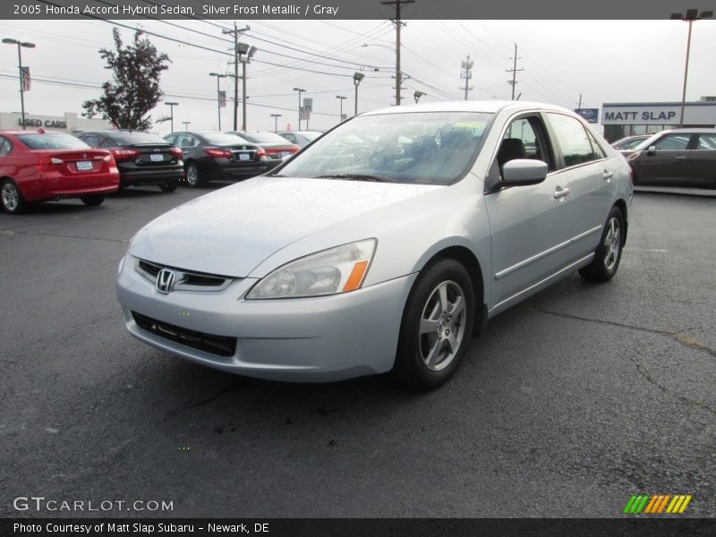 Silver Frost Metallic / Gray 2005 Honda Accord Hybrid Sedan