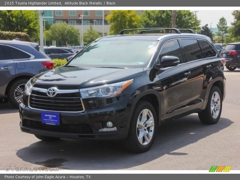 Attitude Black Metallic / Black 2015 Toyota Highlander Limited