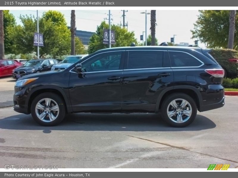 Attitude Black Metallic / Black 2015 Toyota Highlander Limited