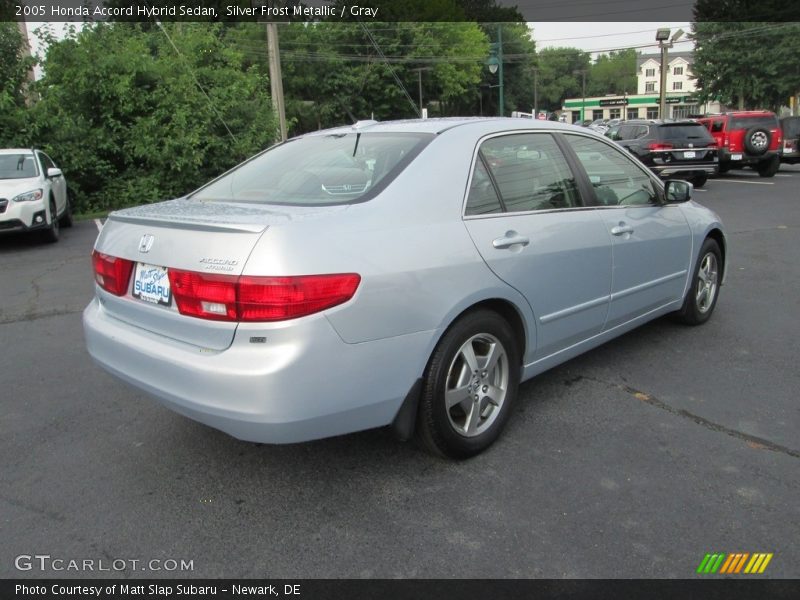 Silver Frost Metallic / Gray 2005 Honda Accord Hybrid Sedan