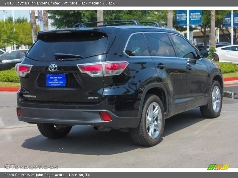 Attitude Black Metallic / Black 2015 Toyota Highlander Limited