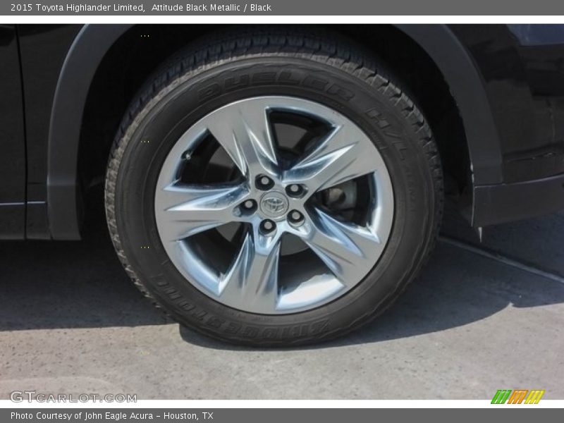 Attitude Black Metallic / Black 2015 Toyota Highlander Limited