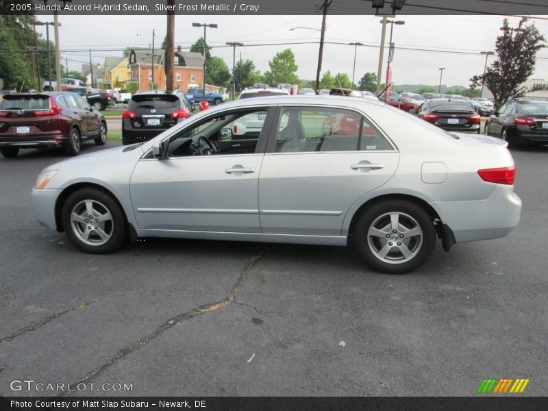 Silver Frost Metallic / Gray 2005 Honda Accord Hybrid Sedan