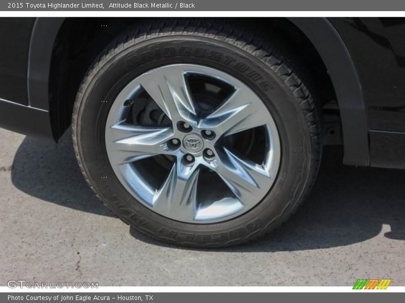Attitude Black Metallic / Black 2015 Toyota Highlander Limited