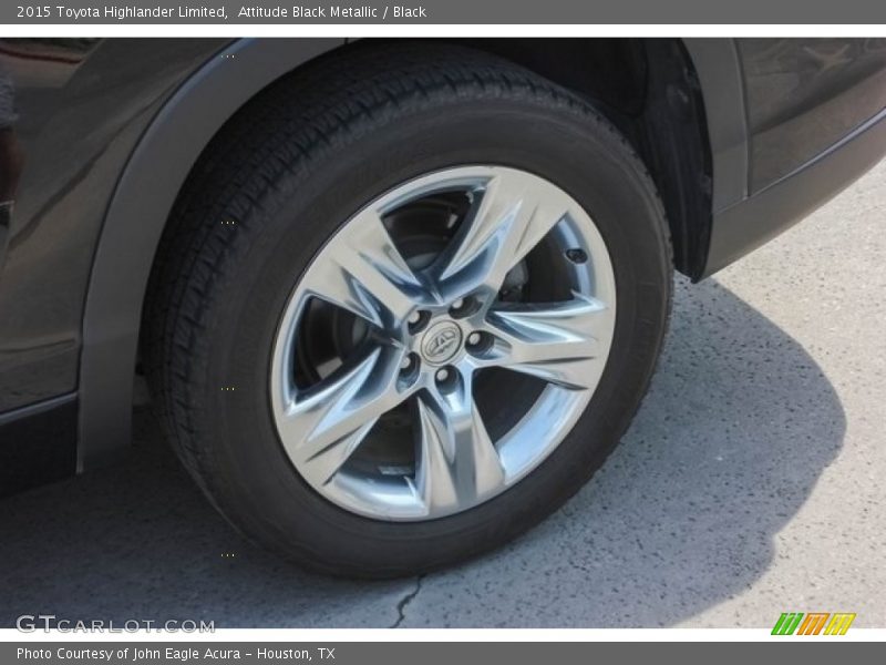 Attitude Black Metallic / Black 2015 Toyota Highlander Limited