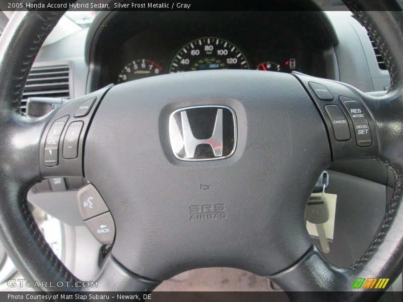 Silver Frost Metallic / Gray 2005 Honda Accord Hybrid Sedan