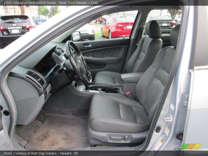 Silver Frost Metallic / Gray 2005 Honda Accord Hybrid Sedan