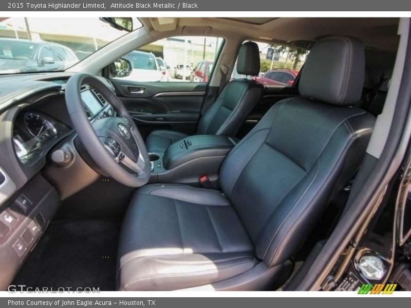 Attitude Black Metallic / Black 2015 Toyota Highlander Limited