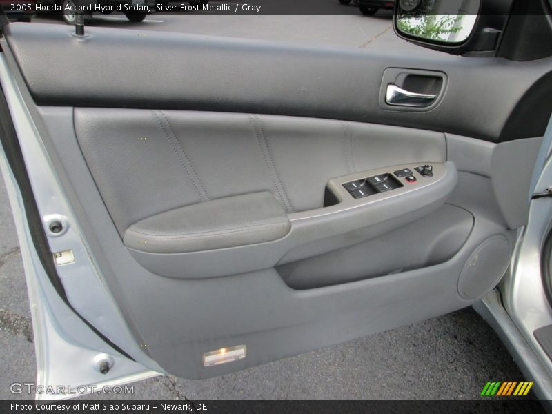 Silver Frost Metallic / Gray 2005 Honda Accord Hybrid Sedan
