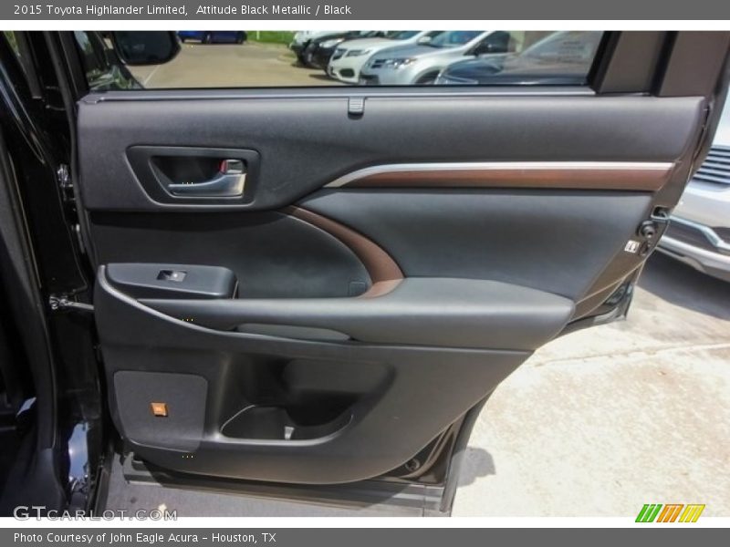Attitude Black Metallic / Black 2015 Toyota Highlander Limited