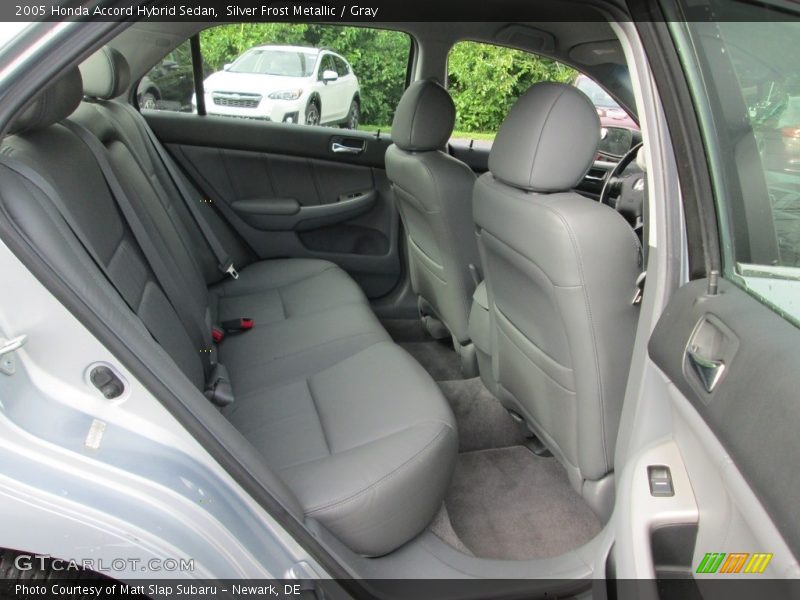 Silver Frost Metallic / Gray 2005 Honda Accord Hybrid Sedan