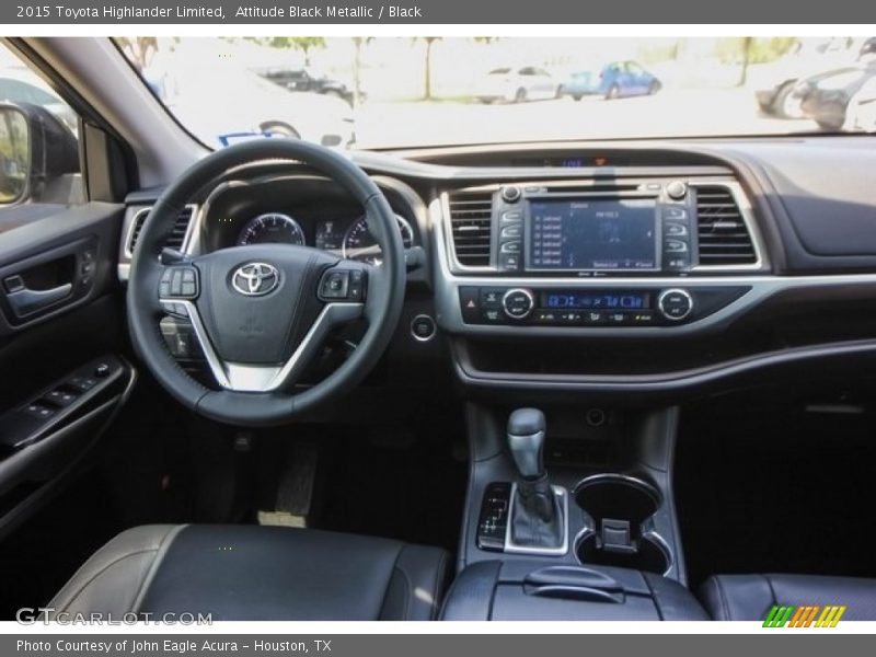 Attitude Black Metallic / Black 2015 Toyota Highlander Limited