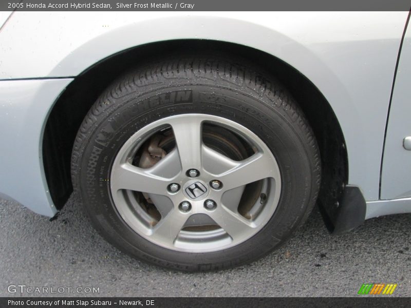 Silver Frost Metallic / Gray 2005 Honda Accord Hybrid Sedan