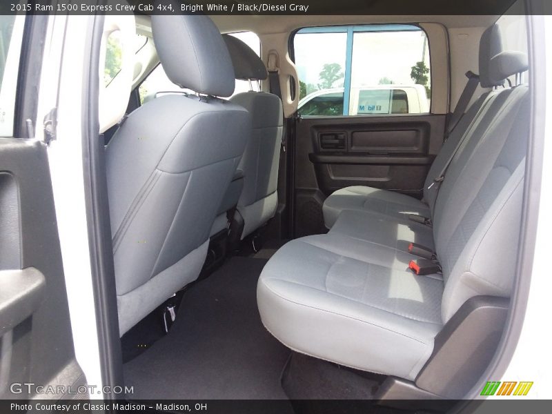 Bright White / Black/Diesel Gray 2015 Ram 1500 Express Crew Cab 4x4