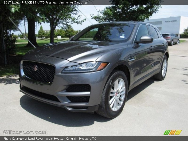Ammonite Grey / Jet 2017 Jaguar F-PACE 35t AWD Prestige